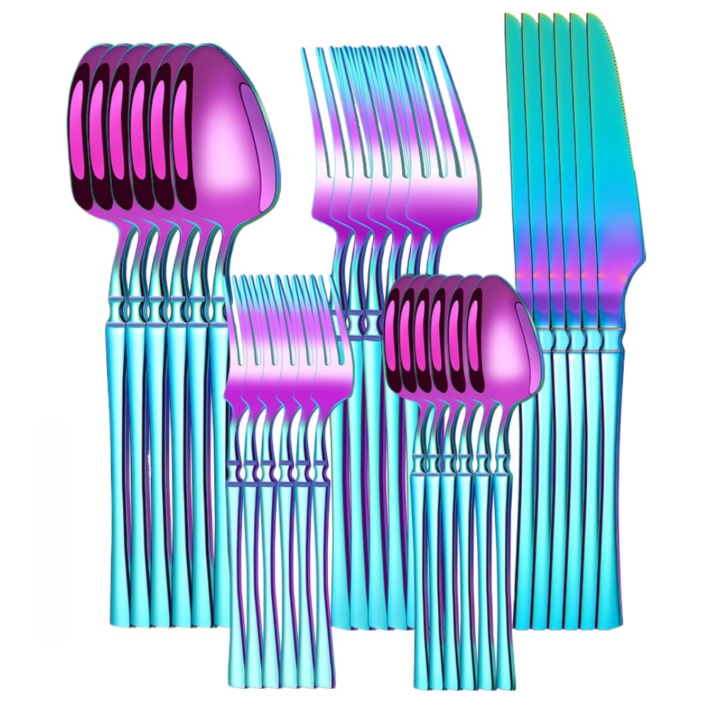 Kitchen Appliances Combo - Rainbow 30 piece Stainless Steel Colorful