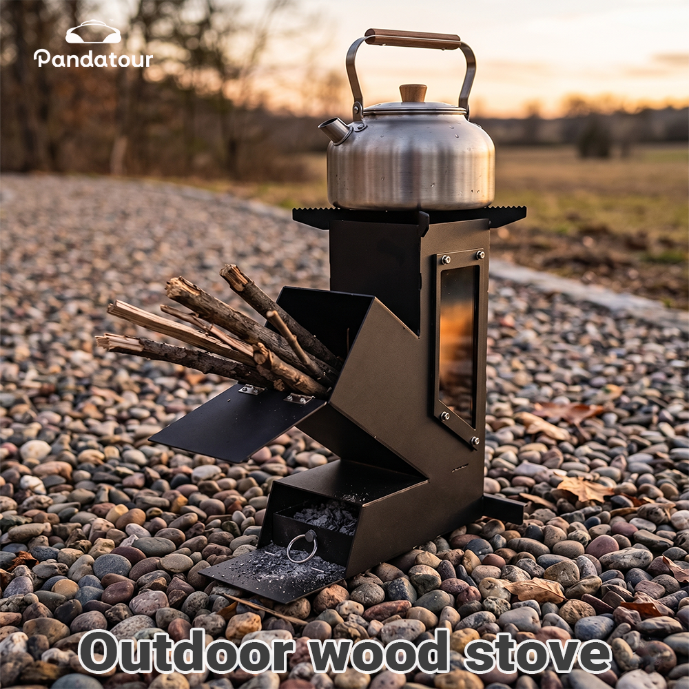 Kitchen Appliances Gas Stove - Pandatour Outdoor Portable Stainless Steel Rocket