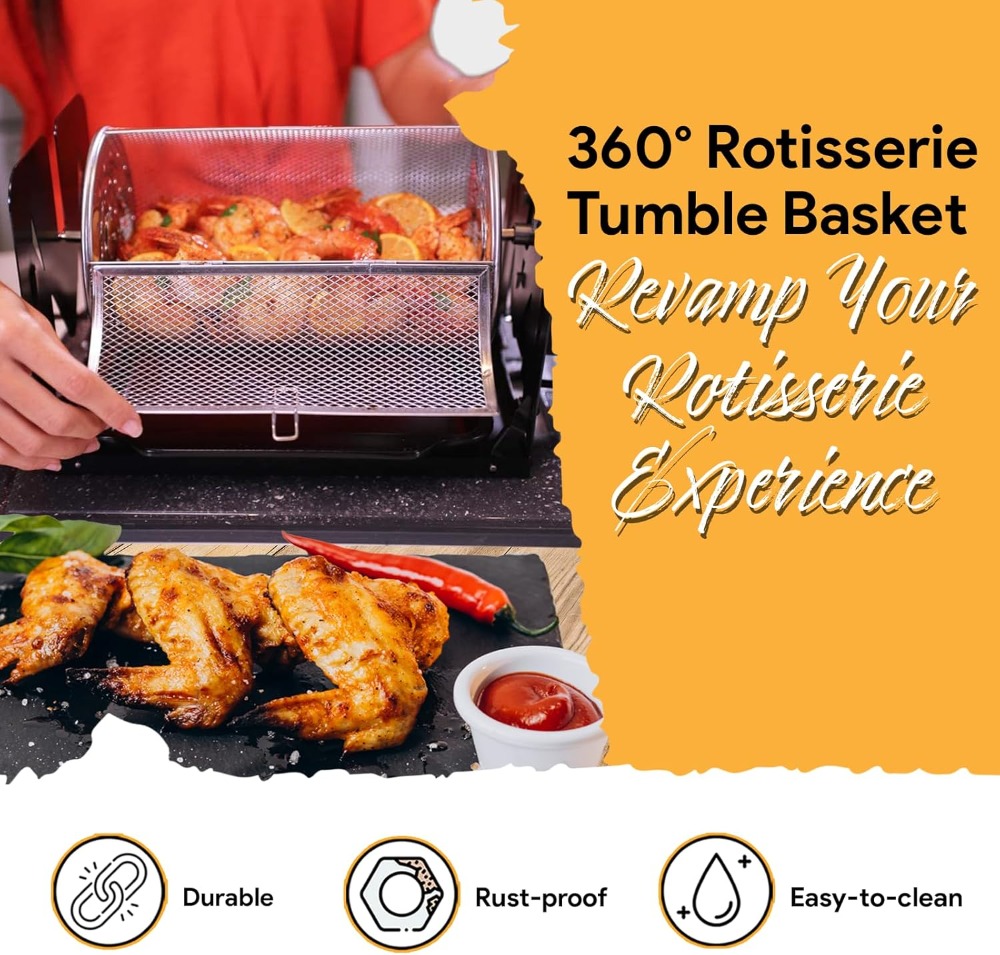 360 Cordless Rotisserie Kit wi - Electric Smoker Bbq recensione e prezzo