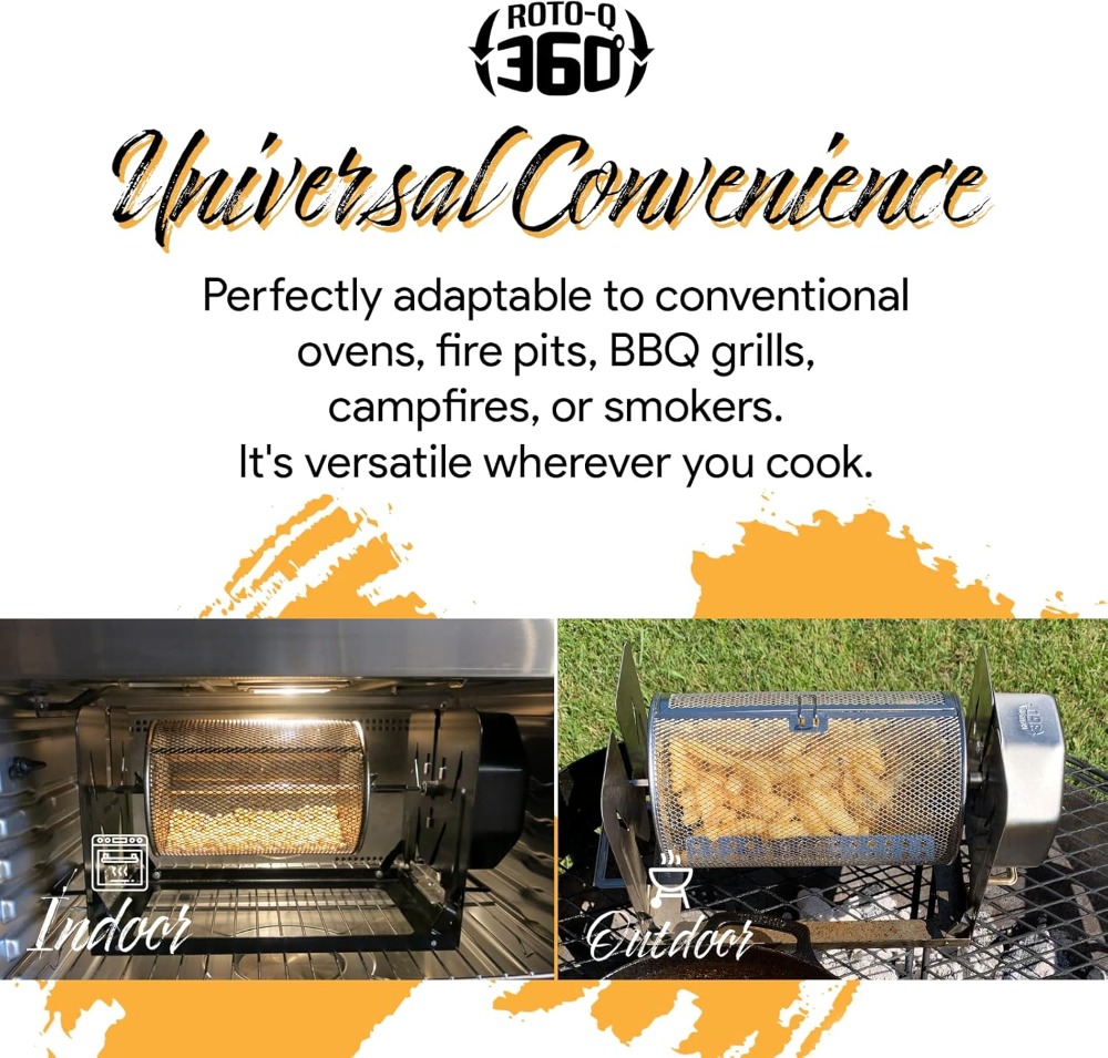 360 Cordless Rotisserie Kit wi - Electric Smoker Bbq recensione e prezzo