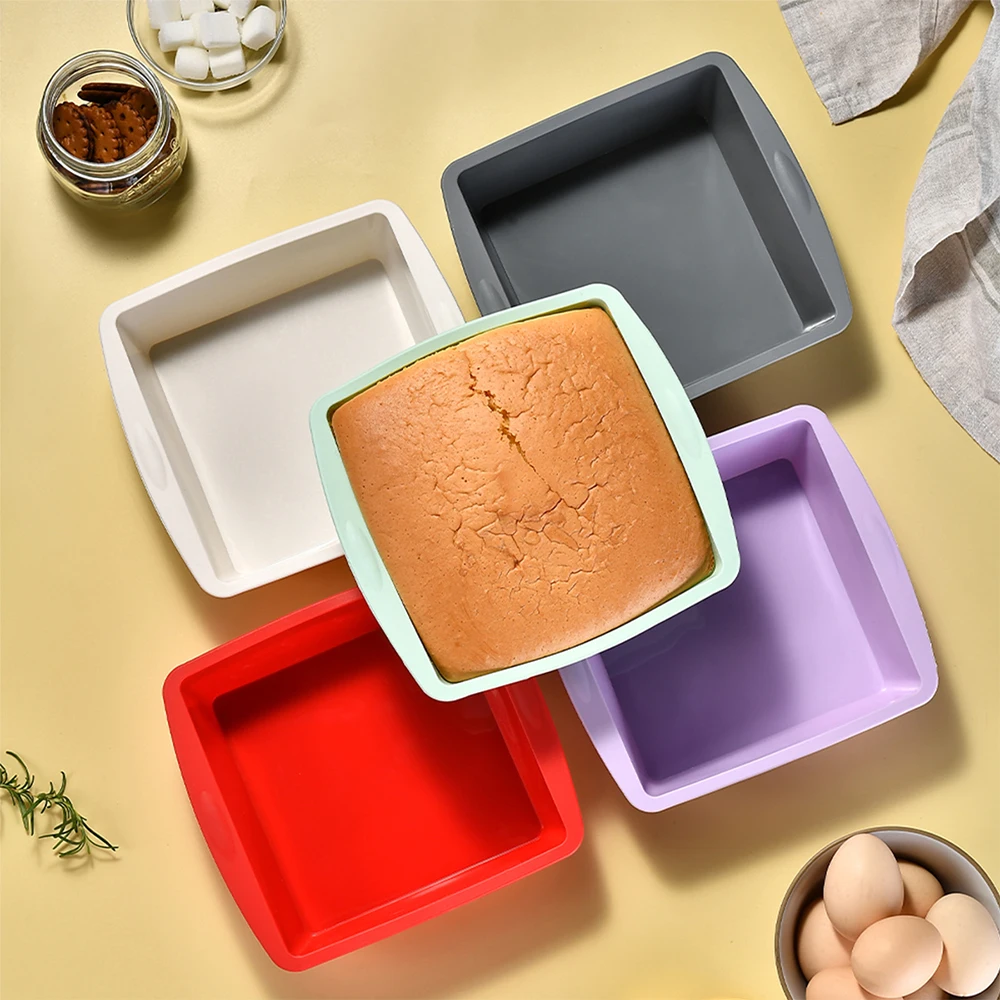 1/4Pcs Silicone Square Cake Mo - Kitchen Appliances Garage recensione e prezzo
