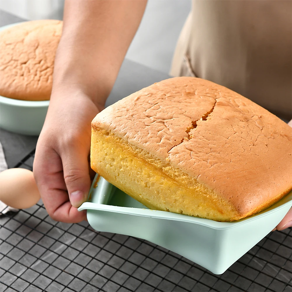 1/4Pcs Silicone Square Cake Mo - Kitchen Appliances Garage recensione e prezzo