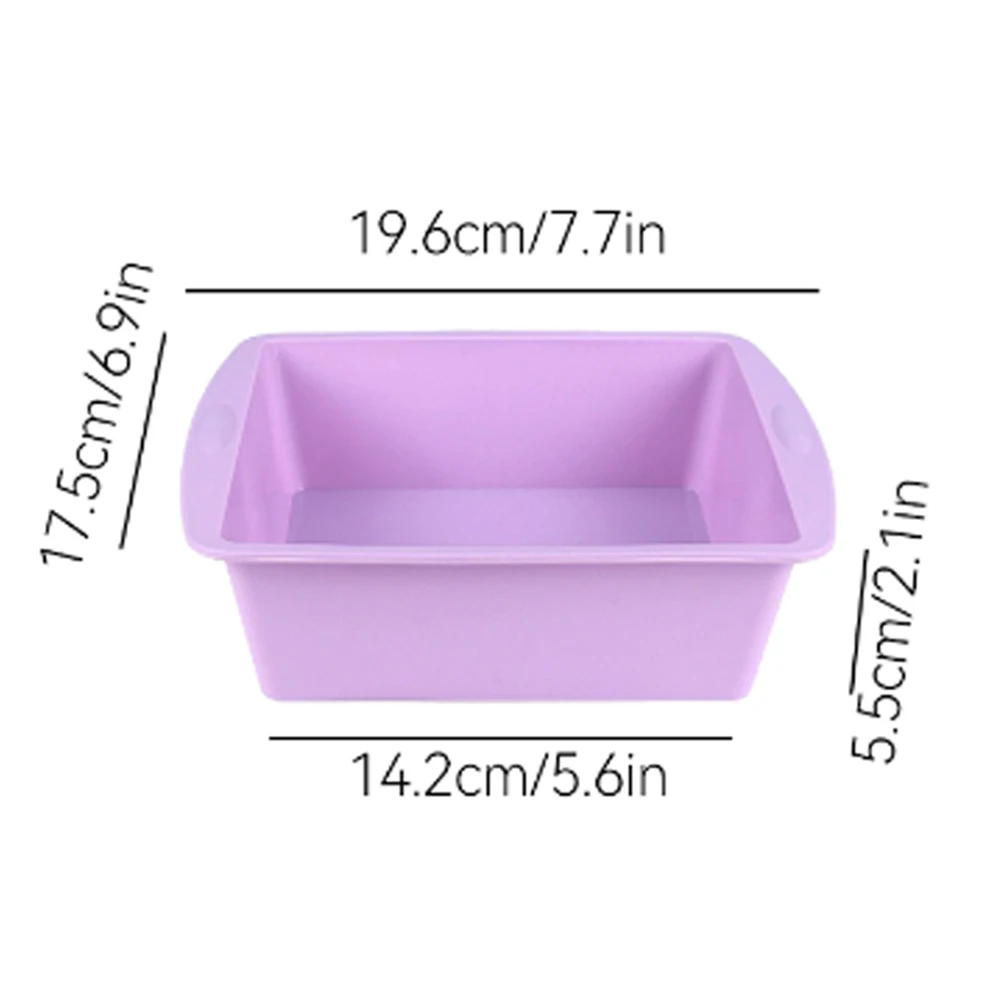 1/4Pcs Silicone Square Cake Mo - Kitchen Appliances Garage recensione e prezzo