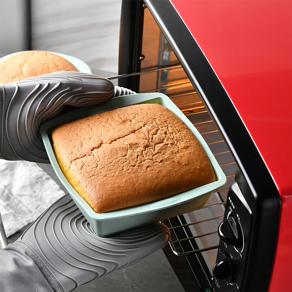 1/4Pcs Silicone Square Cake Mo - Kitchen Appliances Garage recensione e prezzo