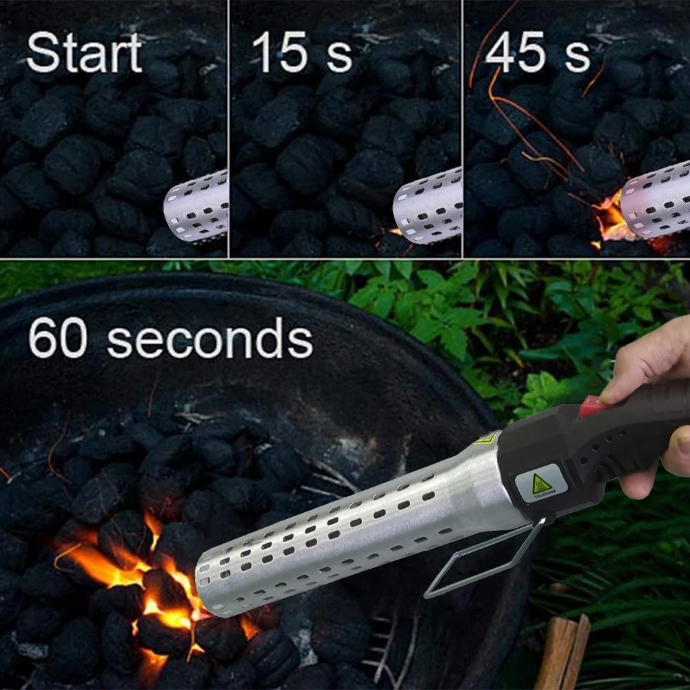 BBQ Starter Charcoal Lighter E - Electric Smoker Bbq recensione e prezzo
