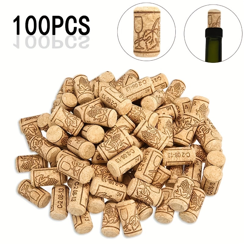 100pcs Wine Cork Stopper Natur - Kitchen Appliances Garage recensione e prezzo