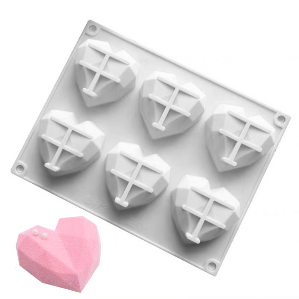 3D 6 Cavity Diamond Love Silic - Kitchen Appliances Garage recensione e prezzo