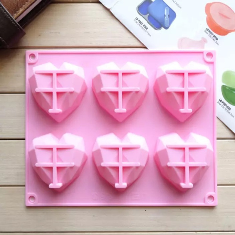 3D 6 Cavity Diamond Love Silic - Kitchen Appliances Garage recensione e prezzo