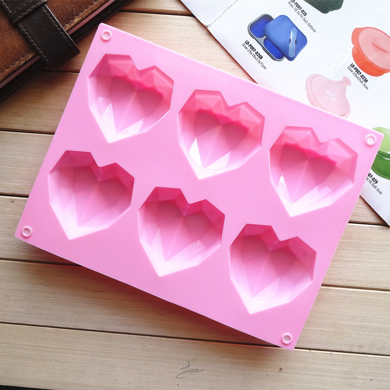 3D 6 Cavity Diamond Love Silic - Kitchen Appliances Garage recensione e prezzo