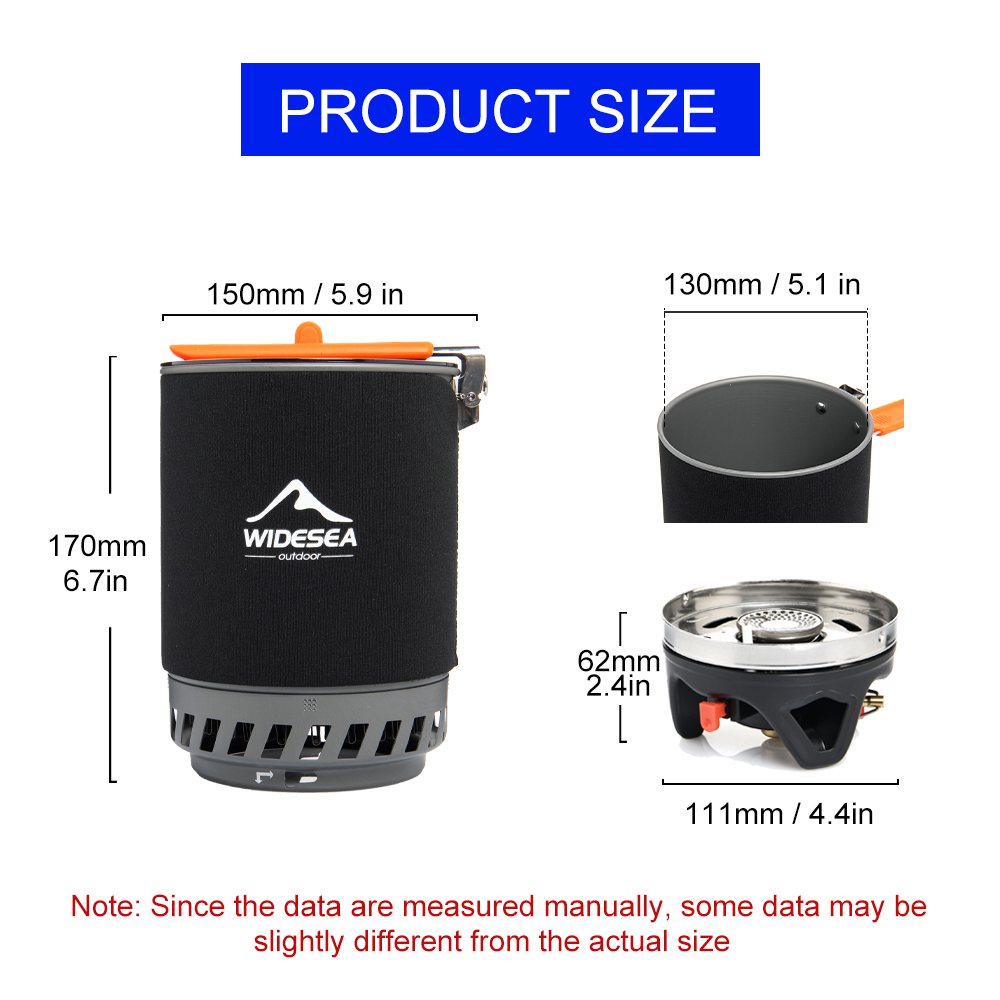 Widesea Camping Cooking System - Kitchen Appliances Gas Stove recensione e prezzo