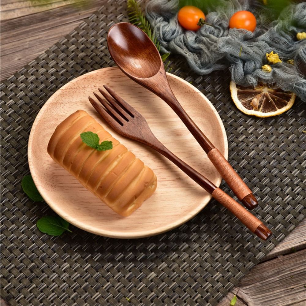 Natural Wooden Spoon Fork Dinn - Kitchen Appliances Combo recensione e prezzo