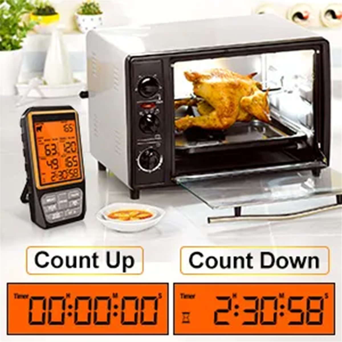 ABYC 328Ft Wireless Meat Therm - Electric Smoker Bbq recensione e prezzo