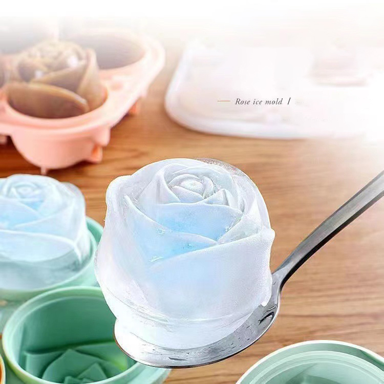 3D Rose Ice Molds 4 Holes Ice  - Kitchen Appliances Garage recensione e prezzo