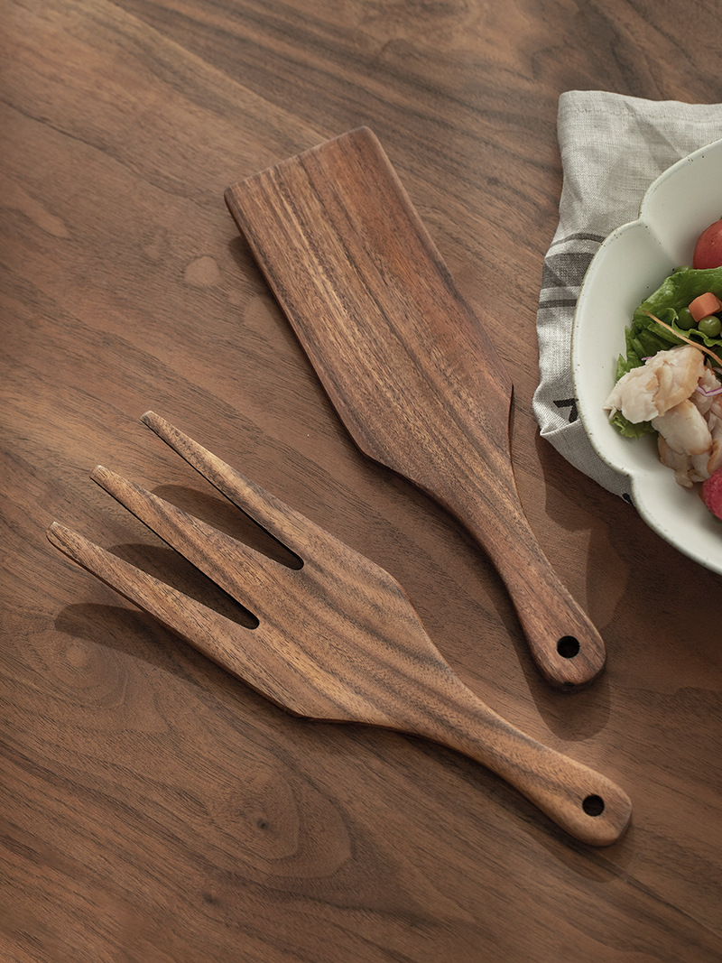 Wooden Salad Server, Wood Sala - Kitchen Appliances Combo recensione e prezzo