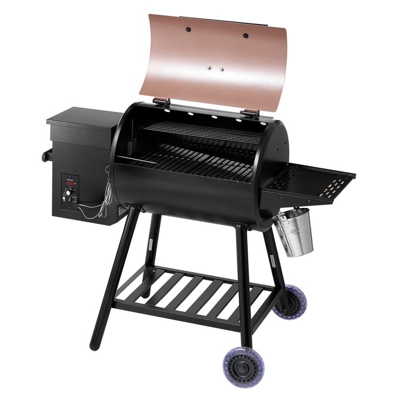 Wood Pellet Grill Smoker with  - Electric Smoker Bbq recensione e prezzo