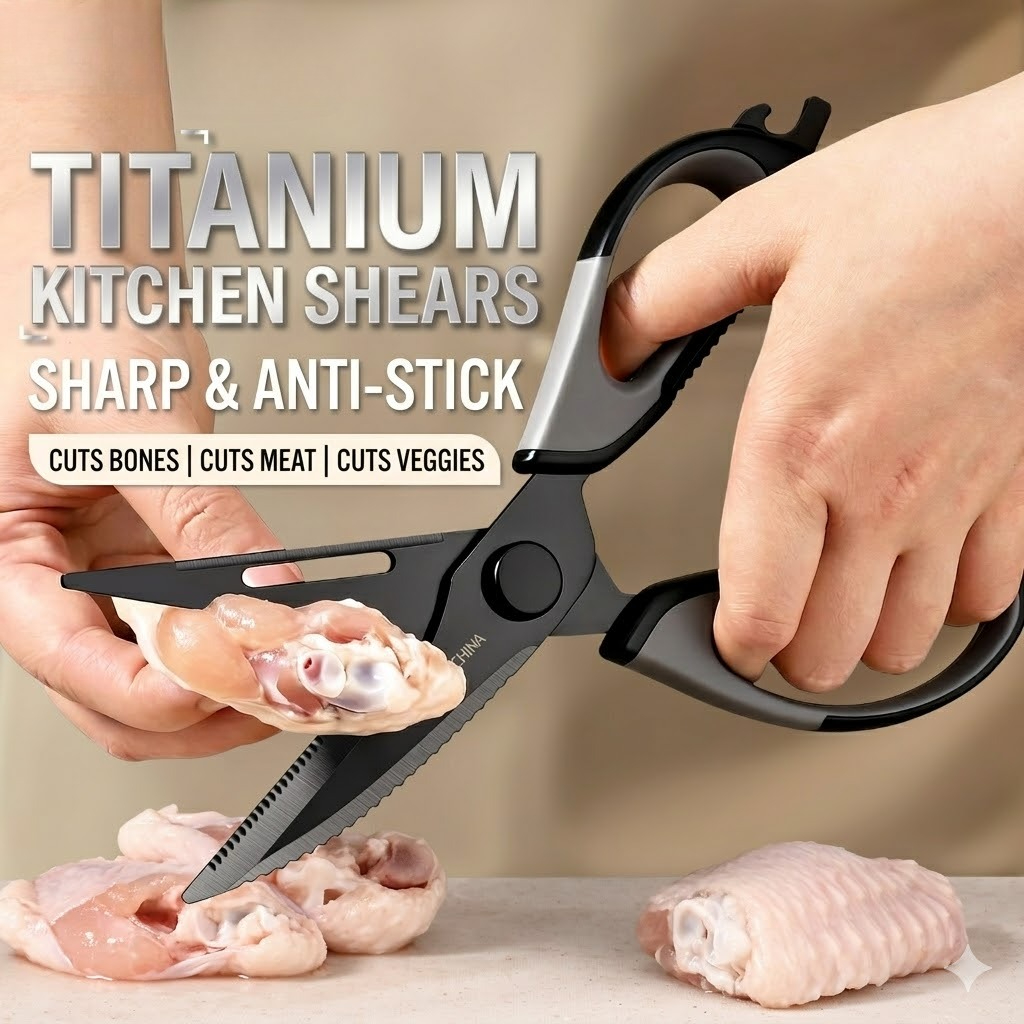 Kitchen scissors Titanium Chic - Kitchen Appliances Garage recensione e prezzo