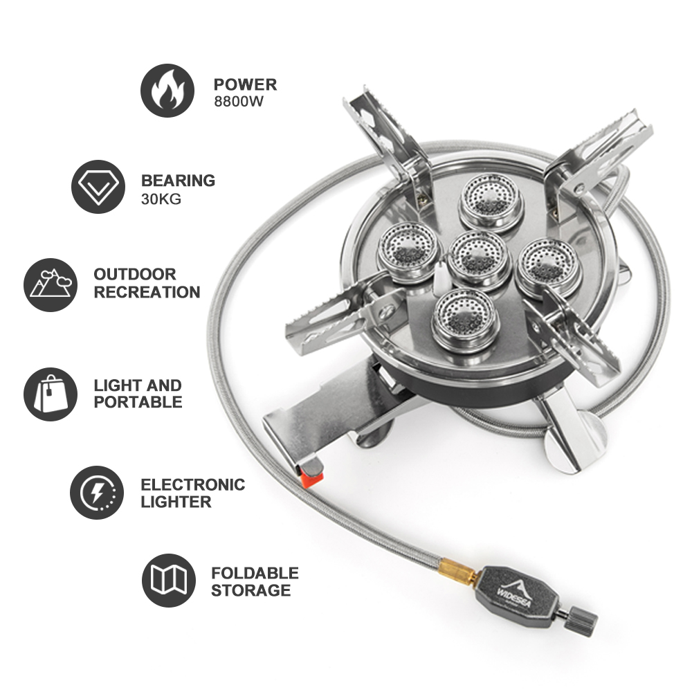 Widesea Camping 5in1 Gas Stove - Kitchen Appliances Gas Stove recensione e prezzo