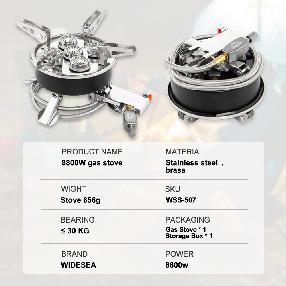 Widesea Camping 5in1 Gas Stove - Kitchen Appliances Gas Stove recensione e prezzo