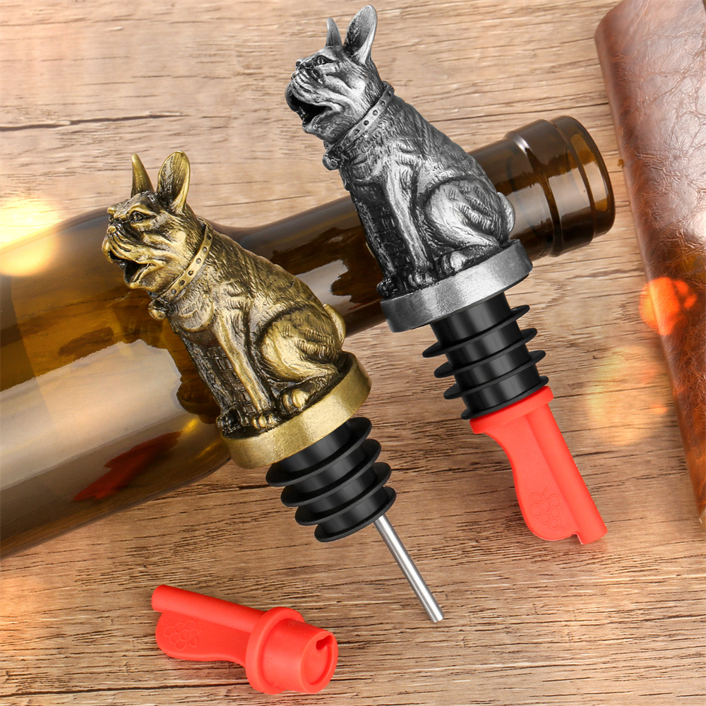 Cute French Bulldog Wine Pouer - Kitchen Appliances Garage recensione e prezzo