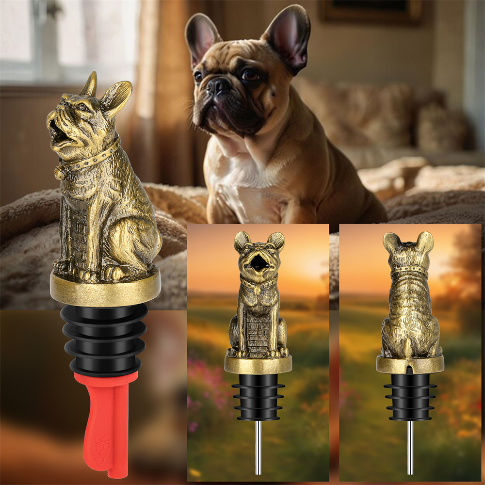 Cute French Bulldog Wine Pouer - Kitchen Appliances Garage recensione e prezzo
