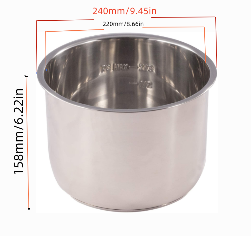 1pcs Stainless Steel Inner Coo - Instant Pot Pressure Cooker recensione e prezzo